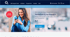Desktop Screenshot of o2-freikarte.de